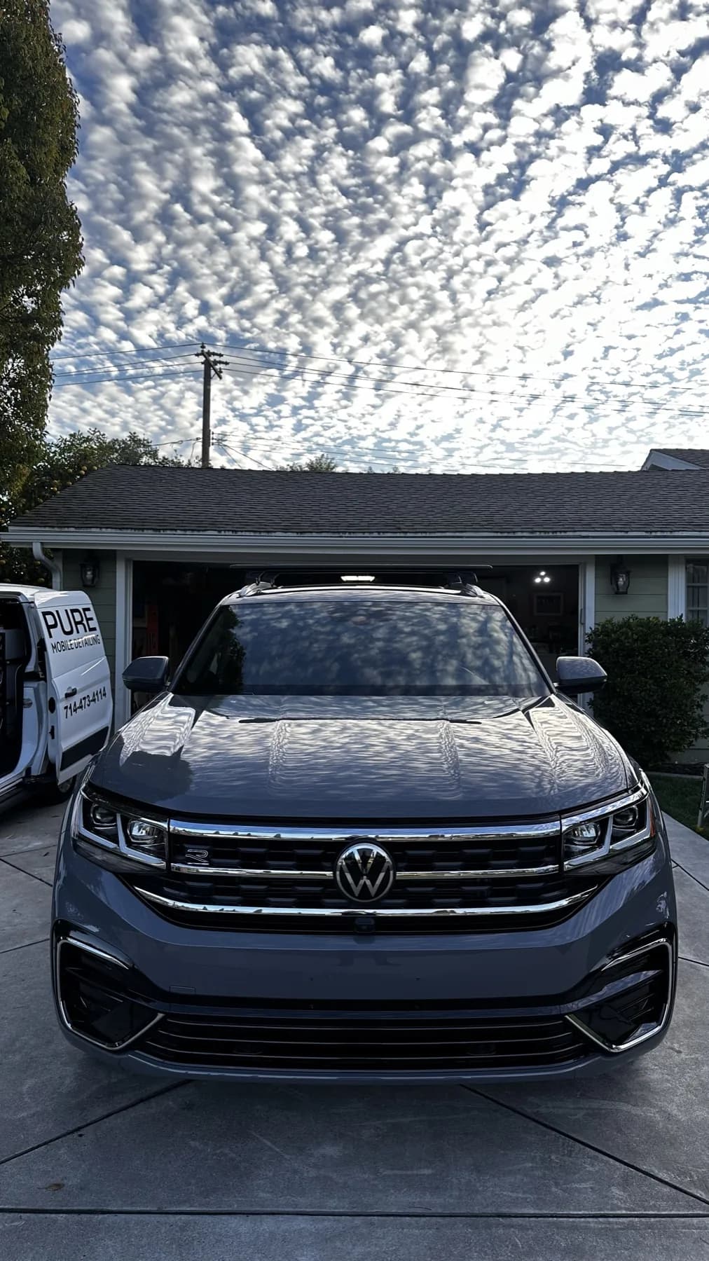Finished Volkswagen after mobile detailing
